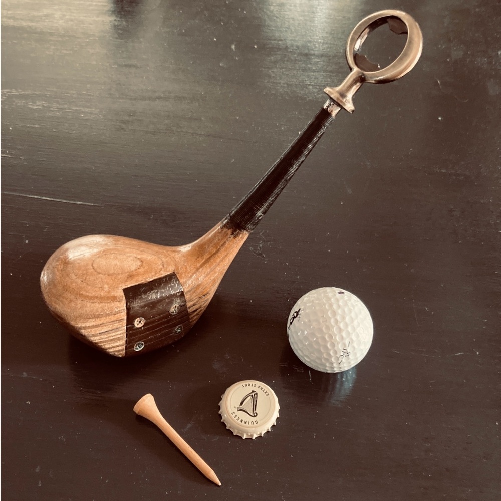Vintage MacGregor Wooden 4 wood 
Golf Club Bottle Opener - Great Birthday Gift!
